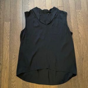 Silk black blouse/tank